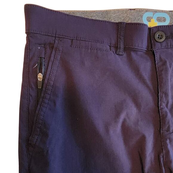 Copper & Oak Men's Performance Pants sz 32X32 Navy Blue, Straight Leg - Picture 5 of 12